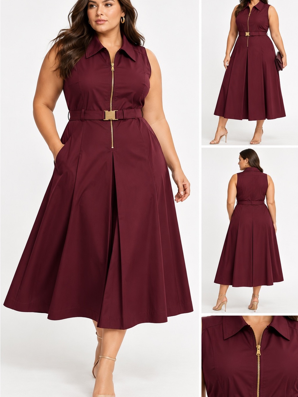 L'AGENCE
Kylo Poplin Shirt Dress